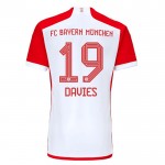 Günstige Fußballtrikots Bayern München Alphonso Davies 19 Heimtrikot 2023-24 Kurzarm
